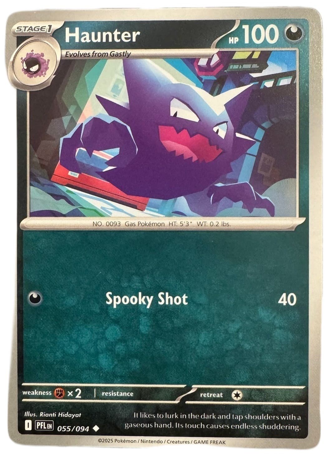 Haunter #055/094 Phantasmal Flames